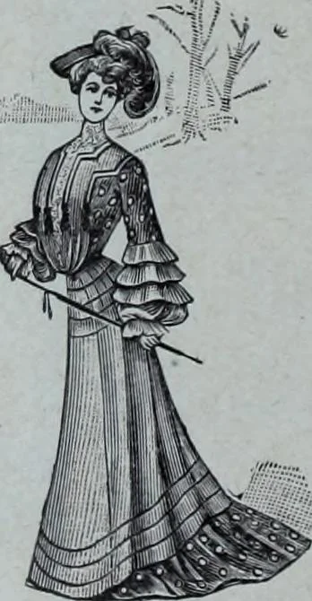 An illustration from Tissus et nouveauts 1906, 1906, leaf 245