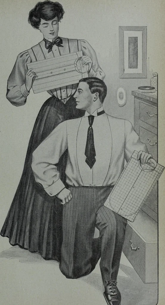 An illustration from Tissus et nouveauts 1906, 1906, leaf 392