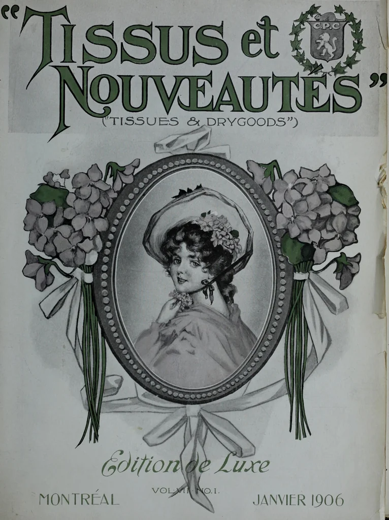 An illustration from Tissus et nouveauts 1906, 1906, leaf 4