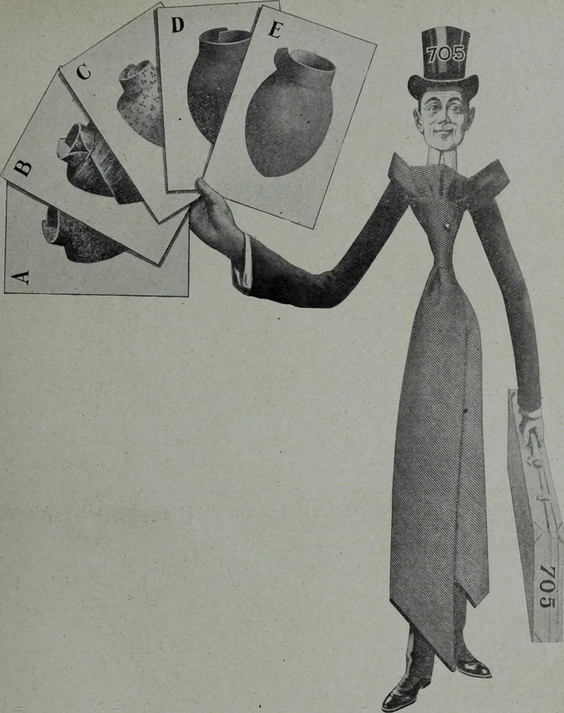 An illustration from Tissus et nouveauts 1906, 1906, leaf 414