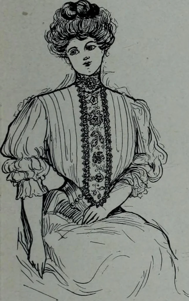An illustration from Tissus et nouveauts 1906, 1906, leaf 516