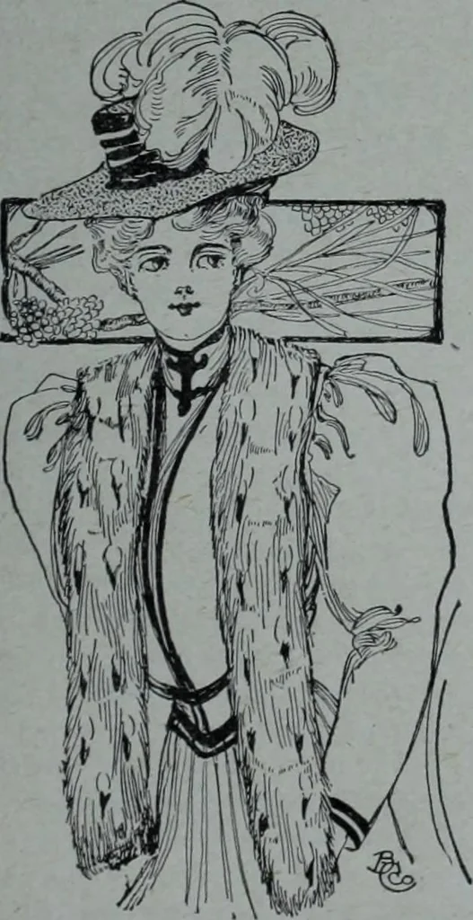 An illustration from Tissus et nouveauts 1906, 1906, leaf 584