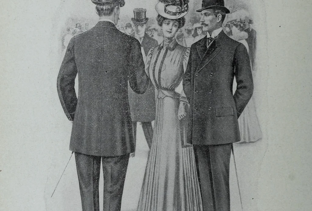 An illustration from Tissus et nouveauts 1906, 1906, leaf 609