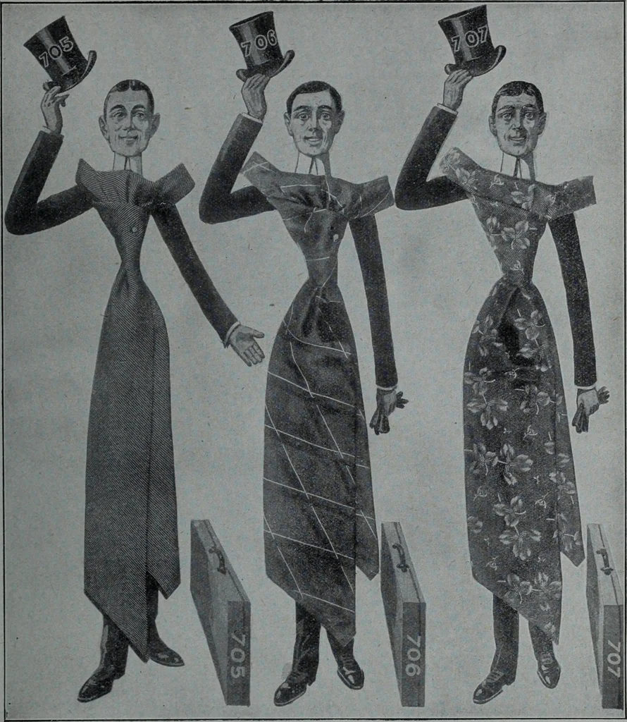 An illustration from Tissus et nouveauts 1906, 1906, leaf 628
