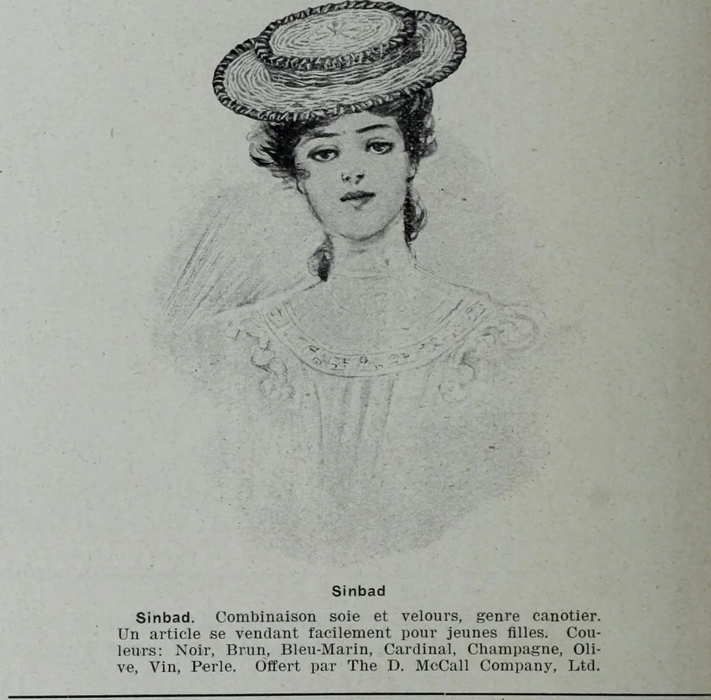 An illustration from Tissus et nouveauts 1906, 1906, leaf 633