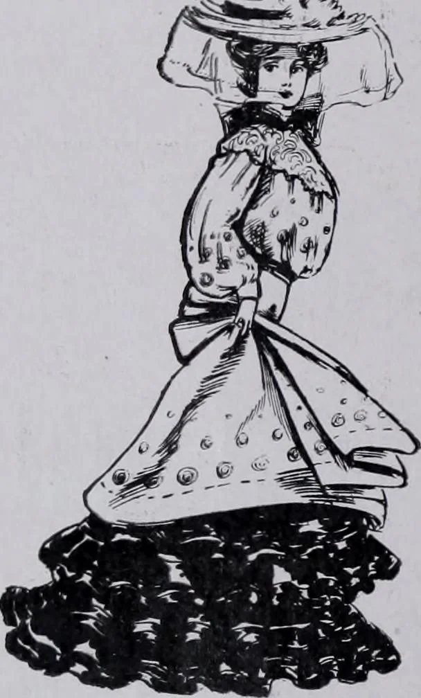 An illustration from Tissus et nouveauts 1906, 1906, leaf 657