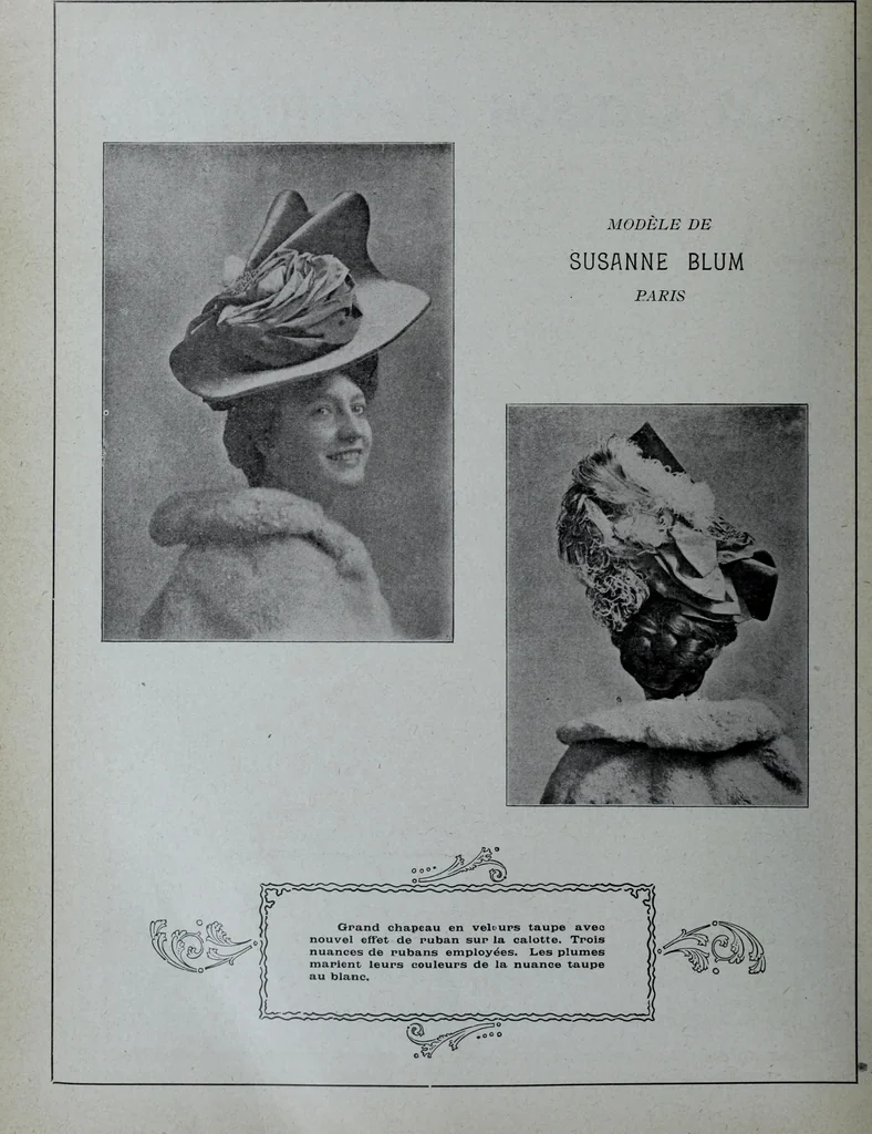 An illustration from Tissus et nouveauts 1906, 1906, leaf 677