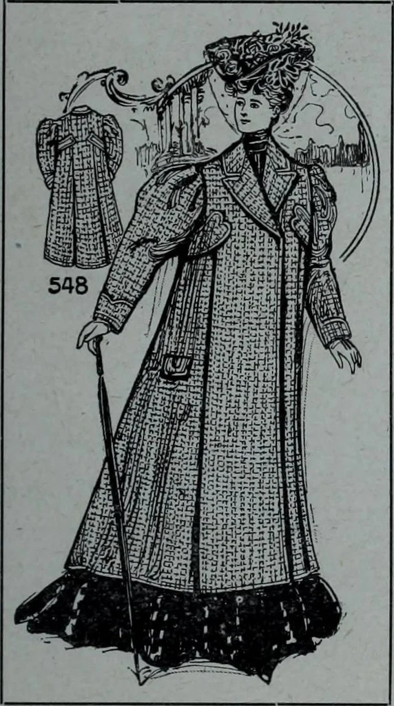 An illustration from Tissus et nouveauts 1906, 1906, leaf 698