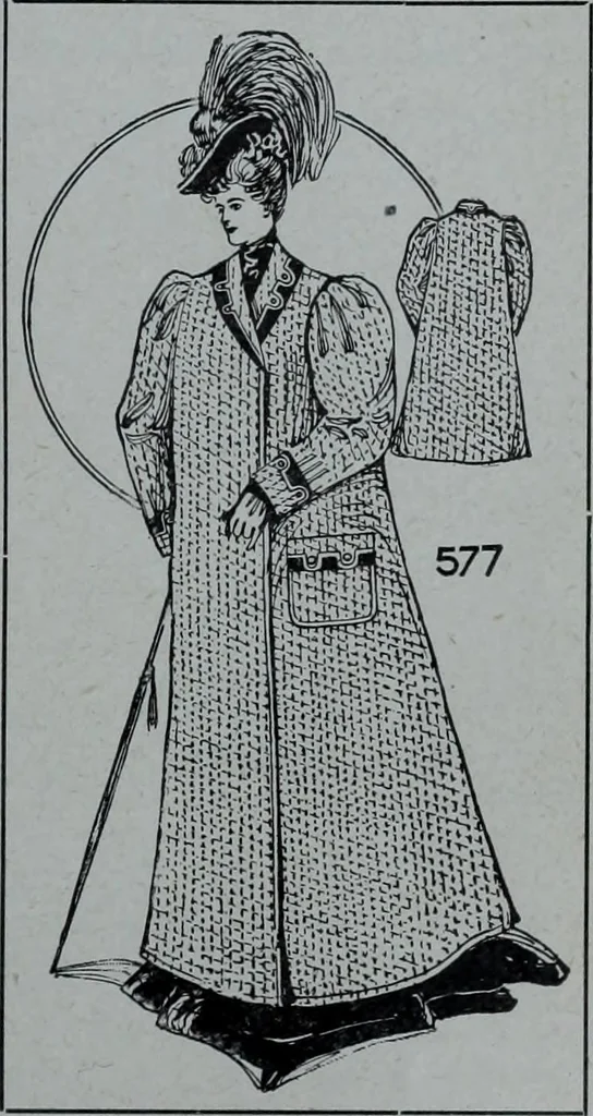 An illustration from Tissus et nouveauts 1906, 1906, leaf 698