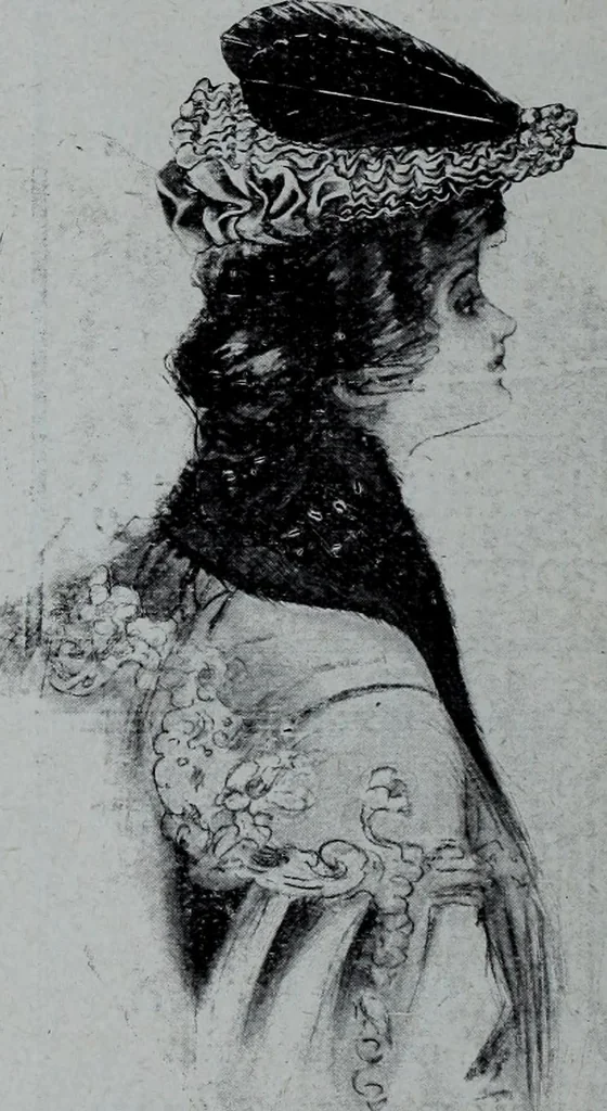 An illustration from Tissus et nouveauts 1906, 1906, leaf 703