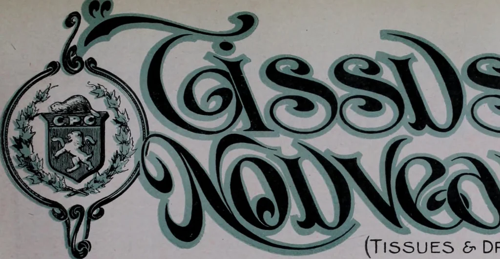 An illustration from Tissus et nouveauts 1906, 1906, leaf 716