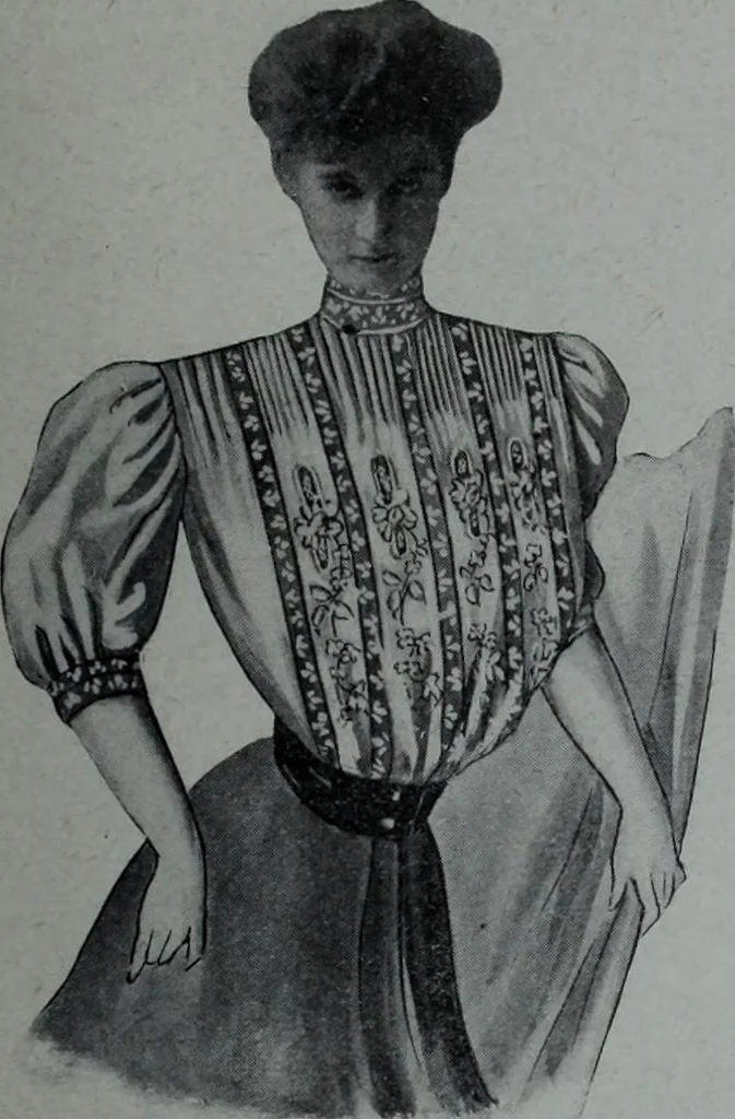 An illustration from Tissus et nouveauts 1906, 1906, leaf 758