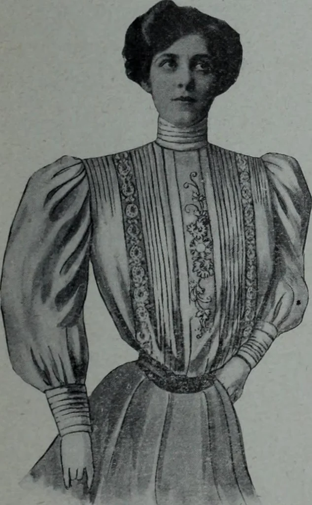 An illustration from Tissus et nouveauts 1906, 1906, leaf 758
