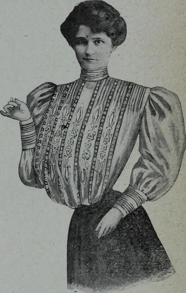 An illustration from Tissus et nouveauts 1906, 1906, leaf 758