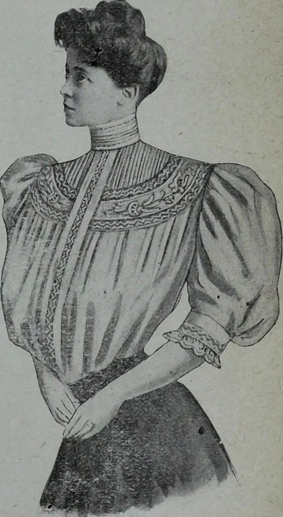 An illustration from Tissus et nouveauts 1906, 1906, leaf 758