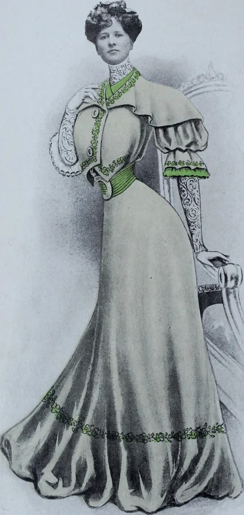 An illustration from Tissus et nouveauts 1907, 1907, leaf 117