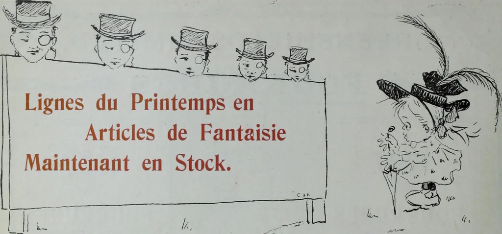 An illustration from Tissus et nouveauts 1907, 1907, leaf 15