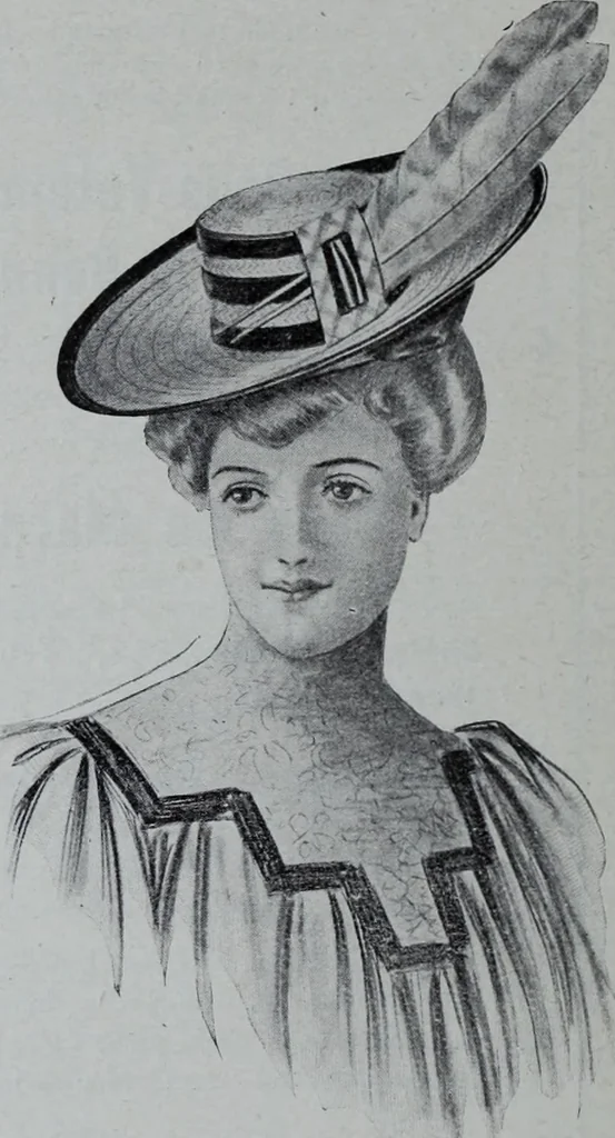 An illustration from Tissus et nouveauts 1907, 1907, leaf 151