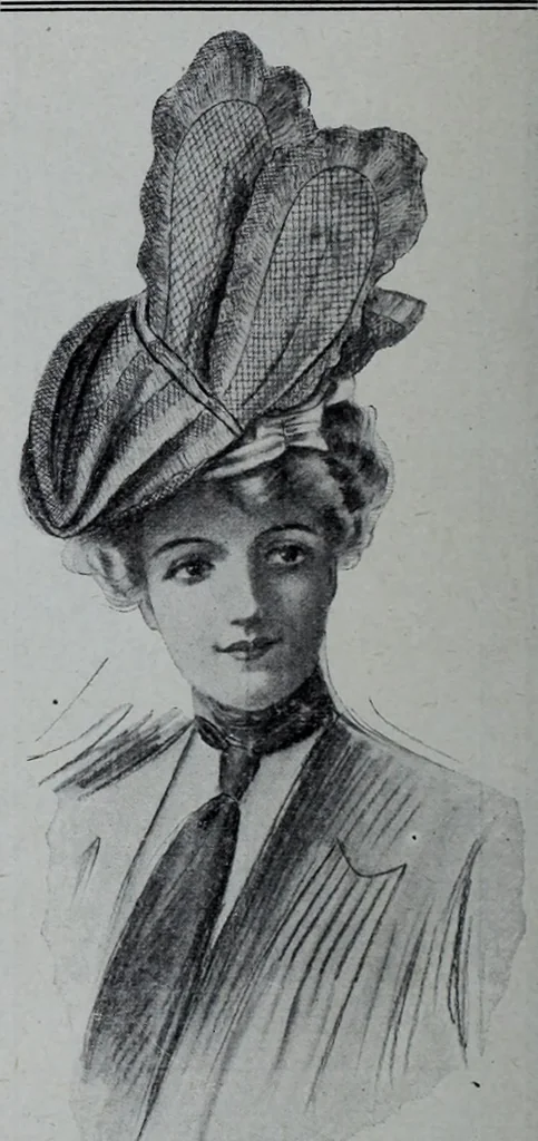 An illustration from Tissus et nouveauts 1907, 1907, leaf 153
