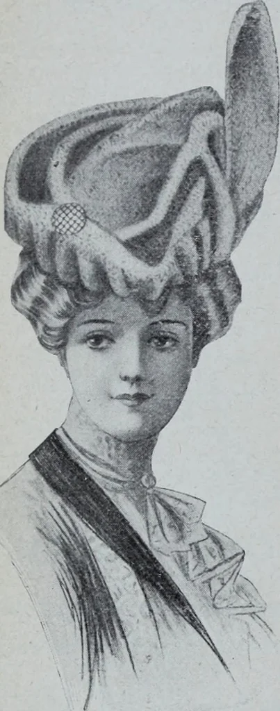 An illustration from Tissus et nouveauts 1907, 1907, leaf 155