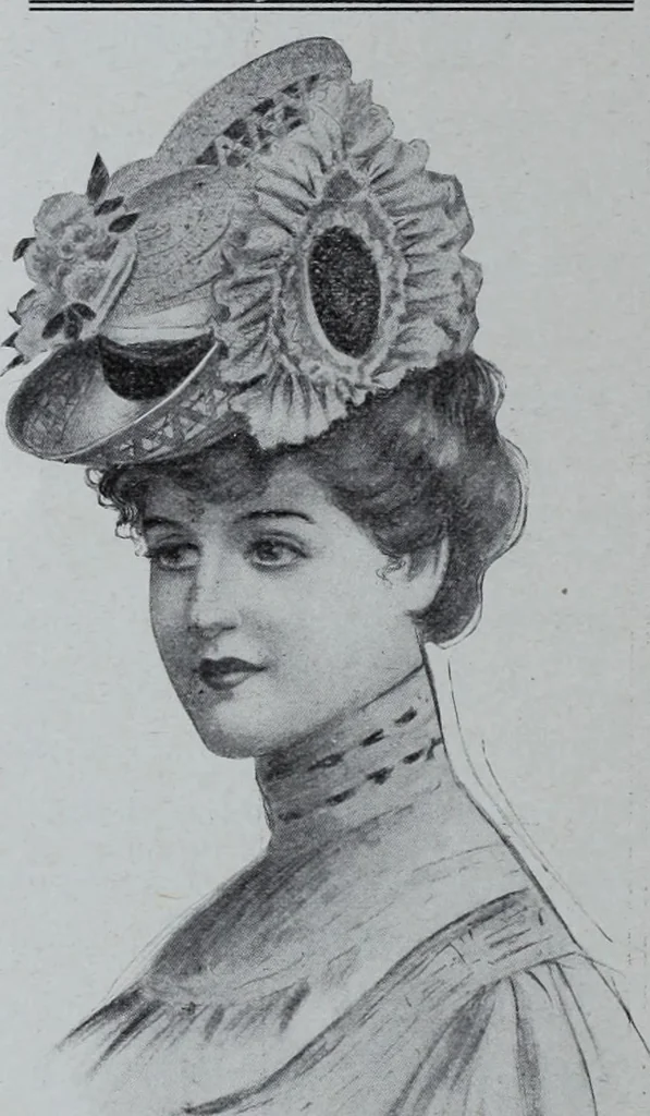 An illustration from Tissus et nouveauts 1907, 1907, leaf 157