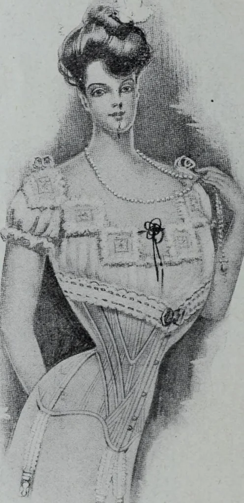 An illustration from Tissus et nouveauts 1907, 1907, leaf 25