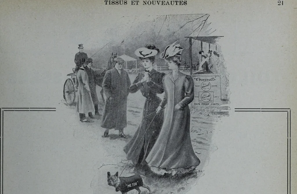 An illustration from Tissus et nouveauts 1907, 1907, leaf 258