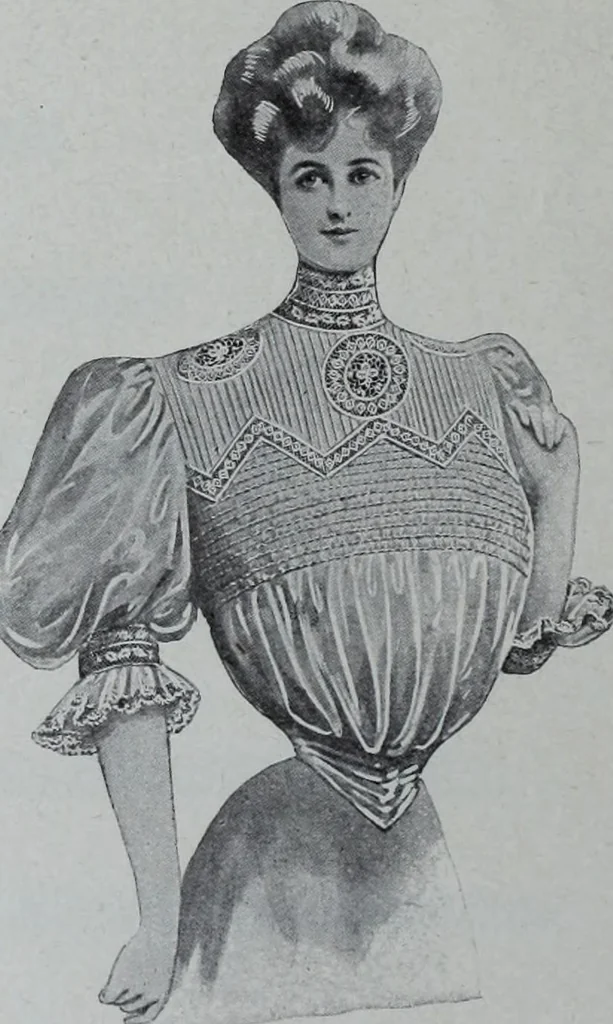 An illustration from Tissus et nouveauts 1907, 1907, leaf 275