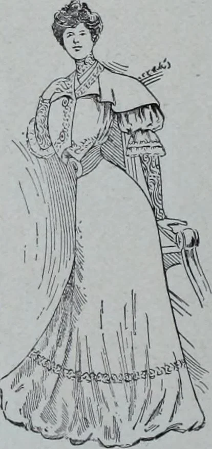 An illustration from Tissus et nouveauts 1907, 1907, leaf 281