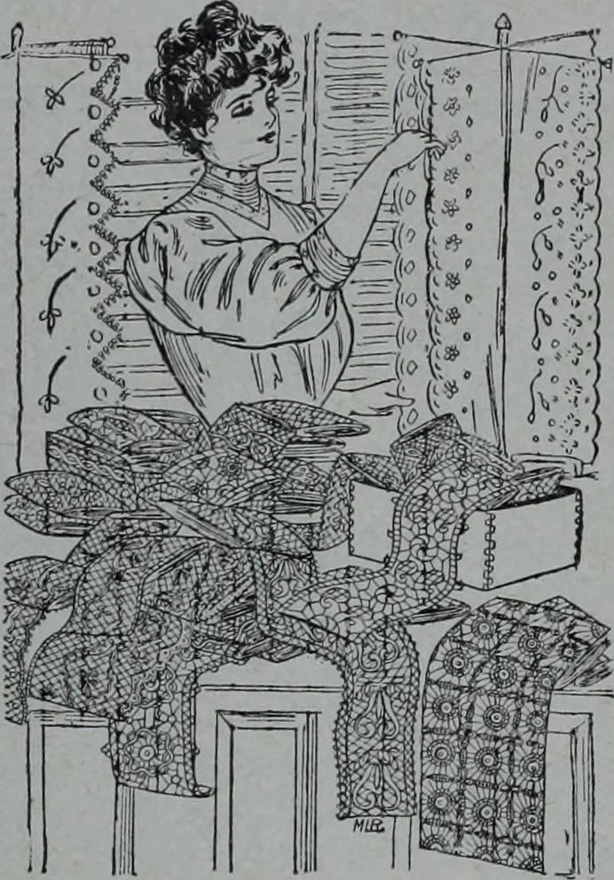 An illustration from Tissus et nouveauts 1907, 1907, leaf 320