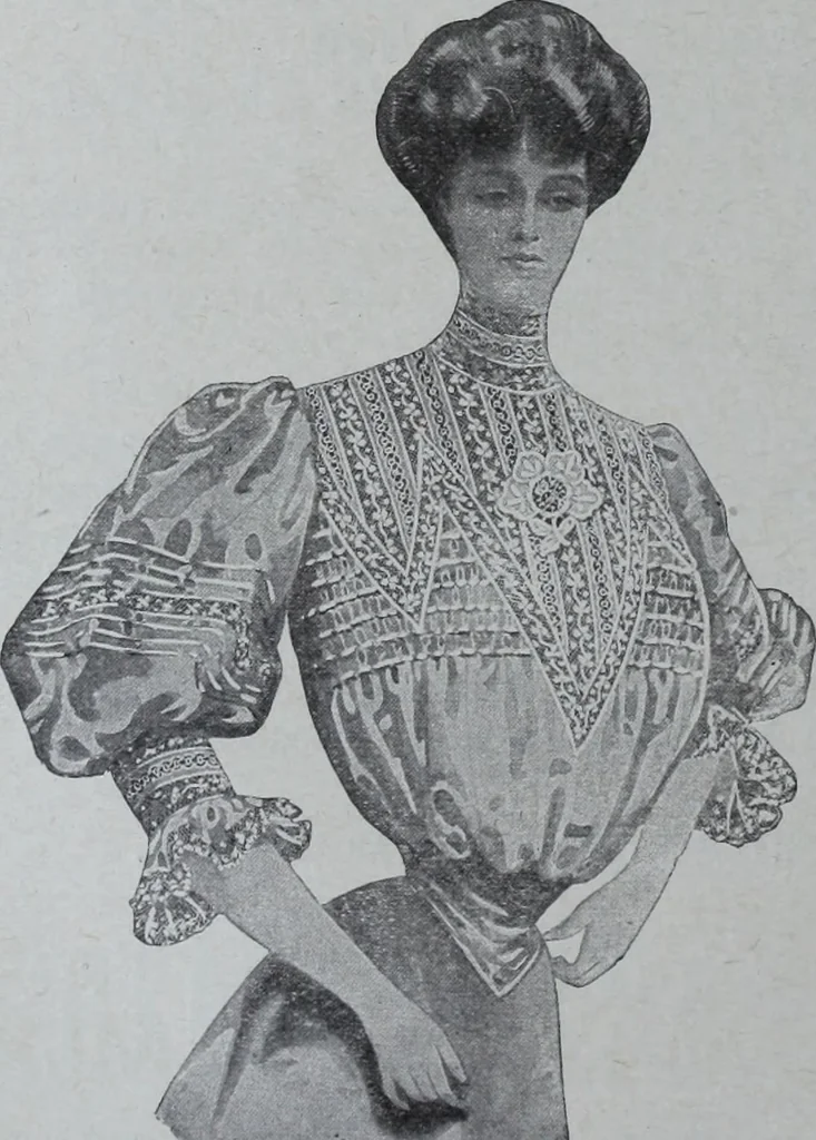 An illustration from Tissus et nouveauts 1907, 1907, leaf 373