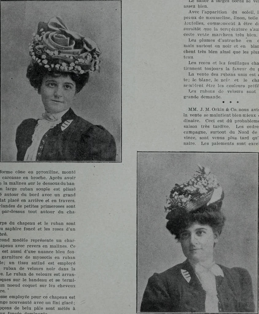 An illustration from Tissus et nouveauts 1907, 1907, leaf 376