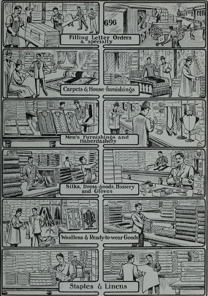 An illustration from Tissus et nouveauts 1907, 1907, leaf 40
