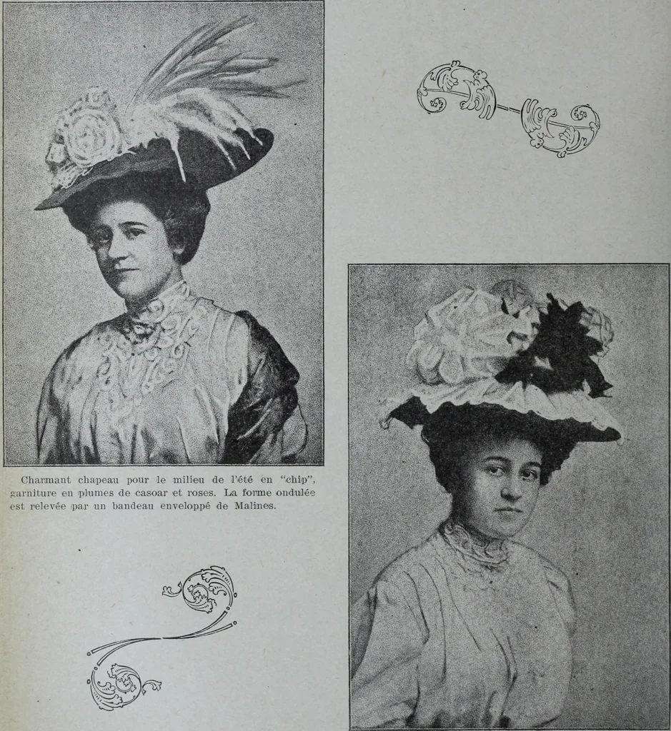 An illustration from Tissus et nouveauts 1907, 1907, leaf 419