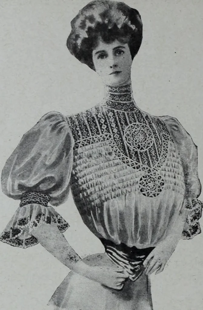 An illustration from Tissus et nouveauts 1907, 1907, leaf 463