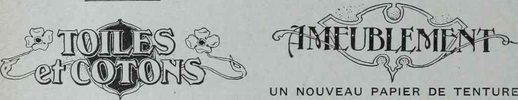 An illustration from Tissus et nouveauts 1907, 1907, leaf 493