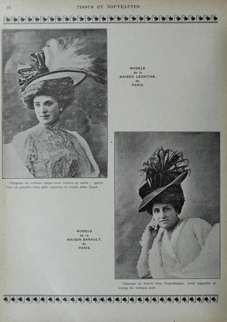 An illustration from Tissus et nouveauts 1907, 1907, leaf 601