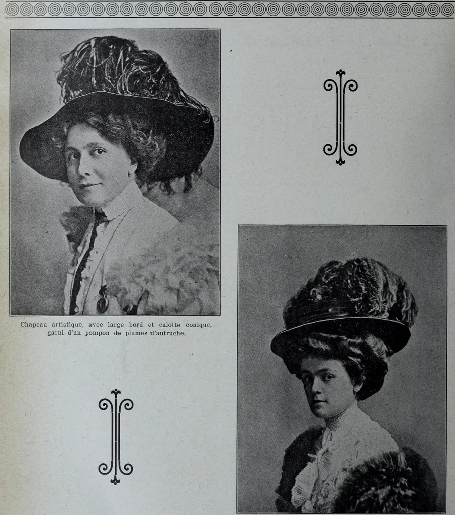 An illustration from Tissus et nouveauts 1907, 1907, leaf 663