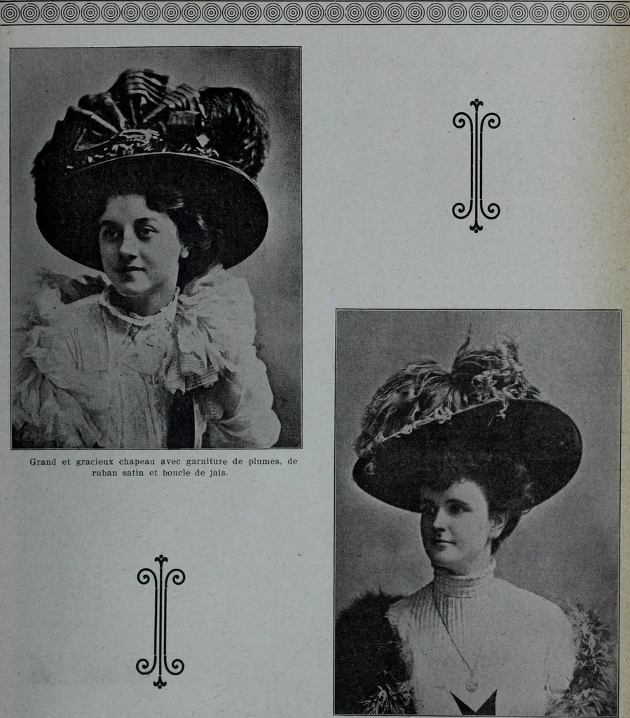 An illustration from Tissus et nouveauts 1907, 1907, leaf 664