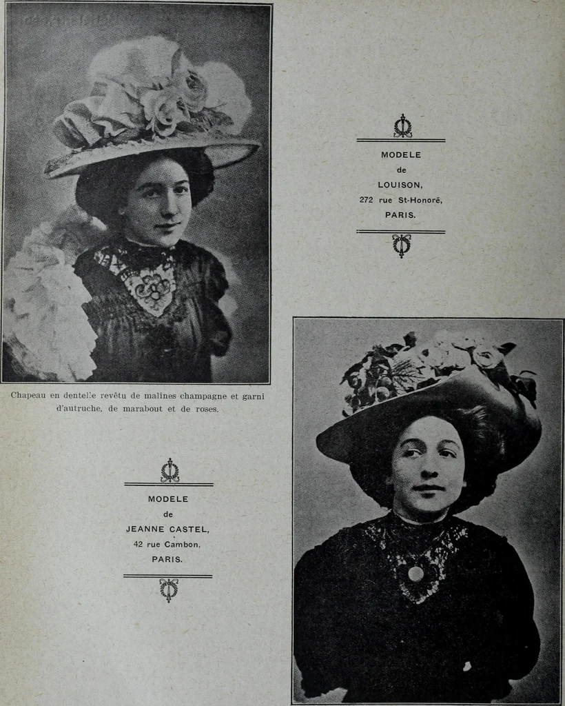 An illustration from Tissus et nouveauts 1907, 1907, leaf 735