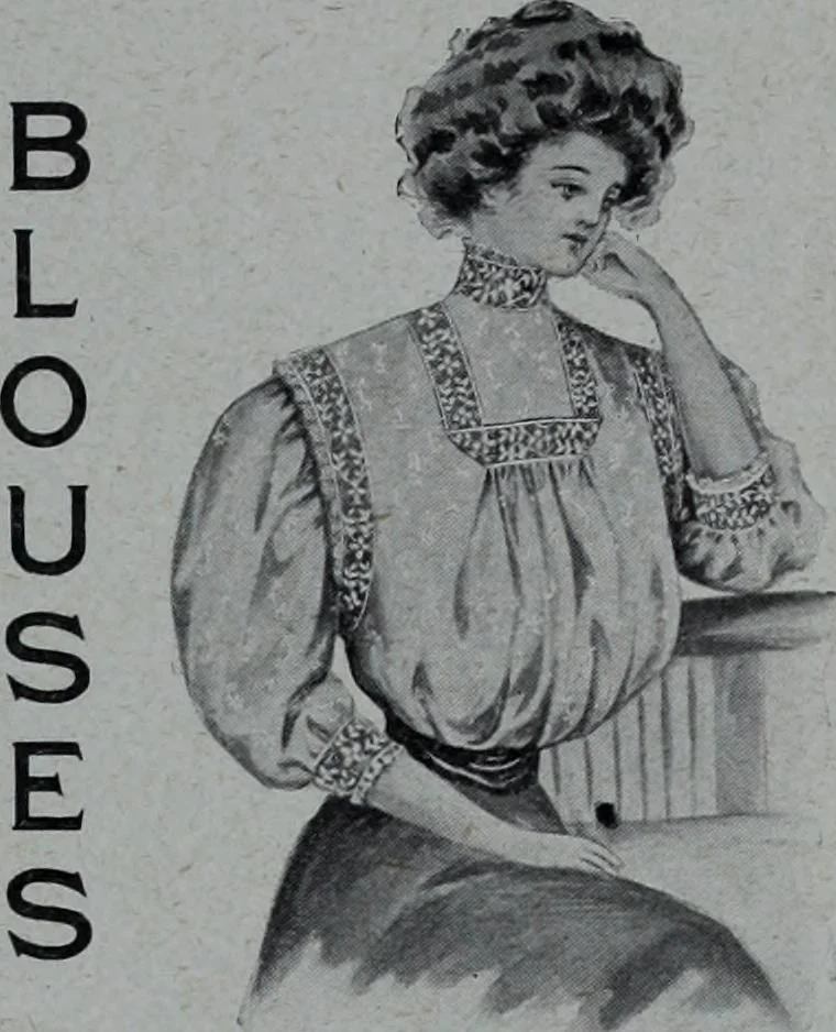 An illustration from Tissus et nouveauts 1908, 1908, leaf 104