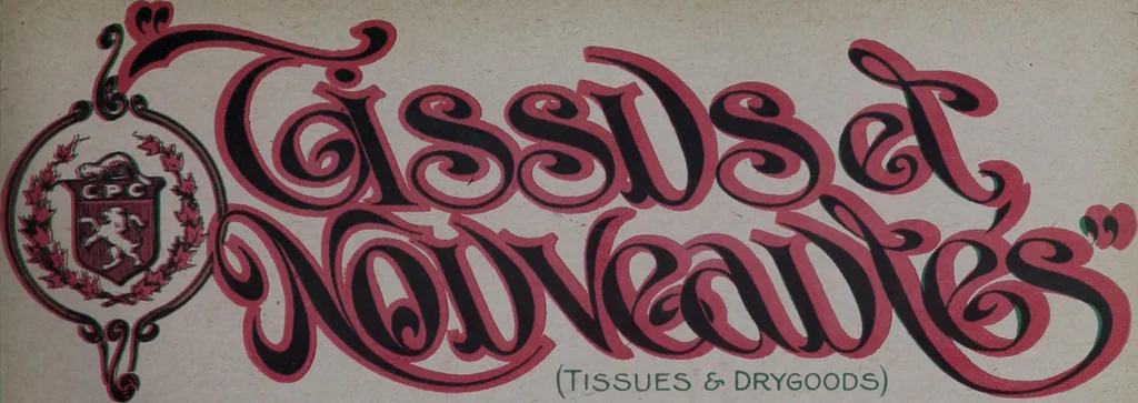 An illustration from Tissus et nouveauts 1908, 1908, leaf 174