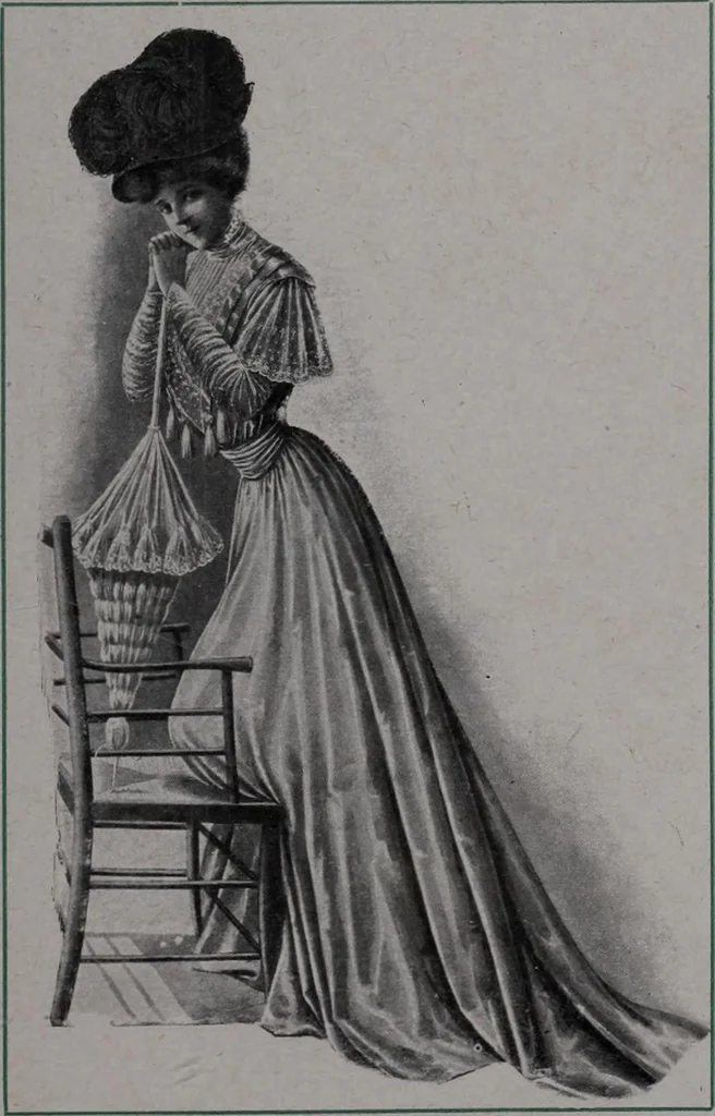 An illustration from Tissus et nouveauts 1908, 1908, leaf 174
