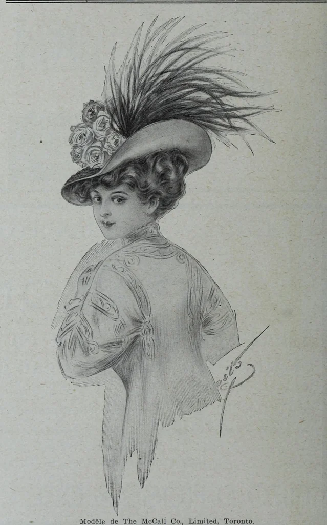 An illustration from Tissus et nouveauts 1908, 1908, leaf 289