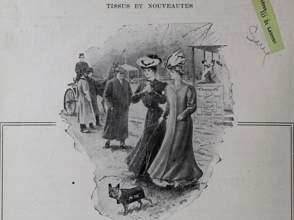 An illustration from Tissus et nouveauts 1908, 1908, leaf 317