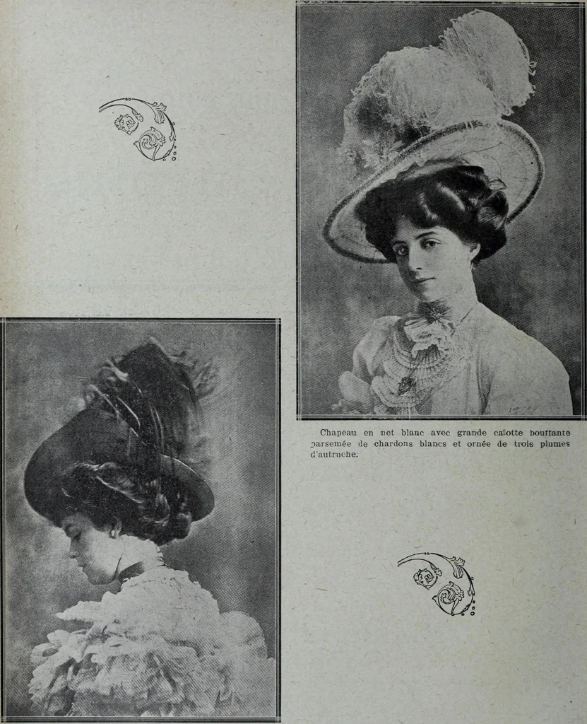 An illustration from Tissus et nouveauts 1908, 1908, leaf 327
