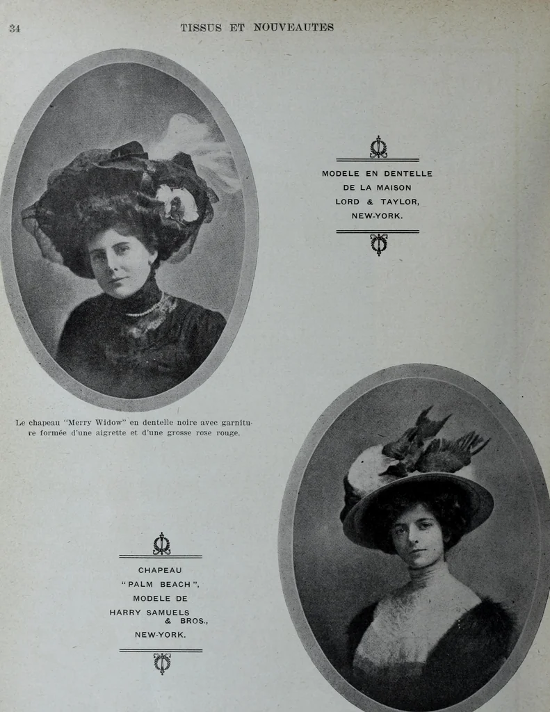 An illustration from Tissus et nouveauts 1908, 1908, leaf 39