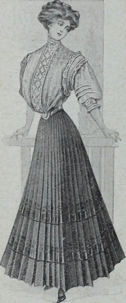 An illustration from Tissus et nouveauts 1908, 1908, leaf 409