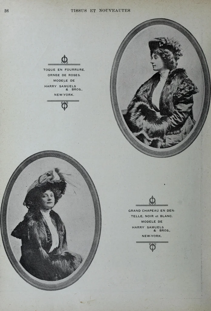 An illustration from Tissus et nouveauts 1908, 1908, leaf 41