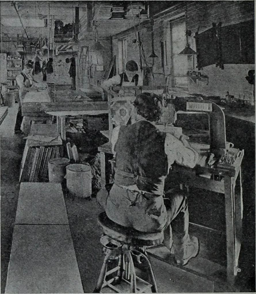 An illustration from Tissus et nouveauts 1908, 1908, leaf 49